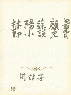 林阳苏颜最新章节小说免费