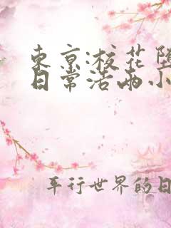 东京:校花堕落日常浩两小说