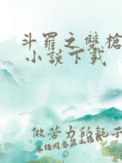 斗罗之双枪绝世 小说下载
