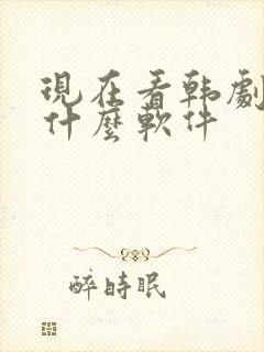 现在看韩剧都用什么软件