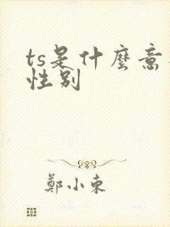 ts是什么意思性别