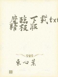 魔临下载txt精校版