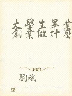 大学生毕业自主创业做什么好