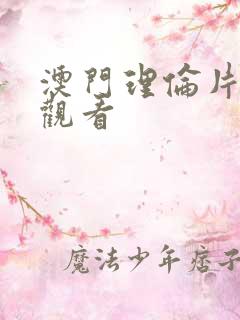 澳门理伦片免费观看
