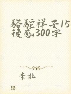 骆驼祥子15读后感300字