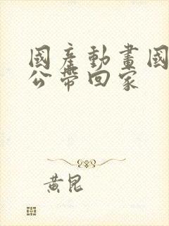 国产动画国民老公带回家