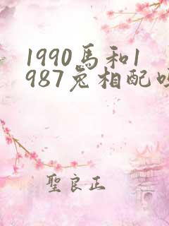 1990马和1987兔相配吗
