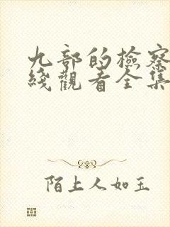 九部的检察官在线观看全集免费播放