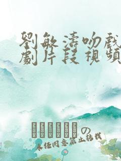 刘敏涛吻戏电视剧片段视频