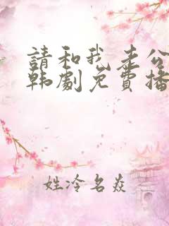 请和我老公结婚韩剧免费播放全集