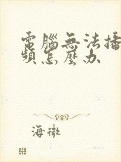 电脑无法播放音频怎么办