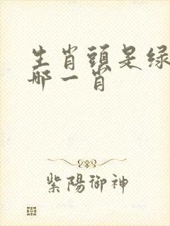 生肖头是绿的指哪一肖