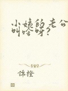 小姨的老公应该叫啥呀?