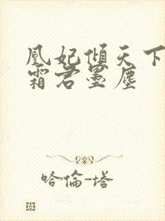 凰妃倾天下凤吟霜君墨尘