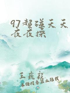 97超碰天天干夜夜操