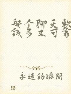 哪个聊天软件赚钱多又可靠