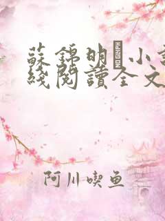 苏锦明玦小说在线阅读全文