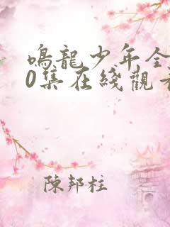 鸣龙少年全集30集在线观看