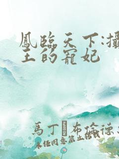 凤临天下:摄政王的宠妃