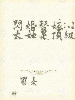 闪婚替嫁:小太太她是顶级大佬