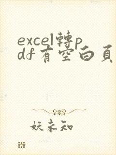 excel转pdf有空白页怎么办