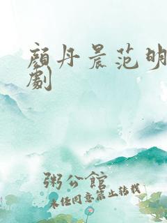颜丹晨范明电视剧
