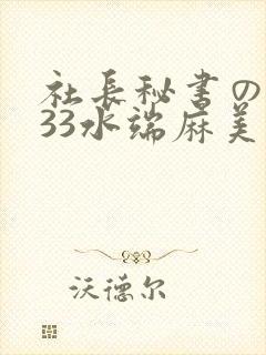 社长秘书の人妻33水端麻美