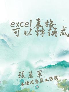 excel表格可以转换成word文档吗