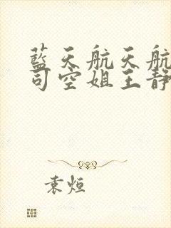 蓝天航天航空公司空姐王静
