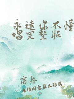 永远你不懂我原唱完整版