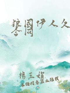 狼国伊人久久综合网