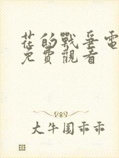 花的战争电视剧免费观看