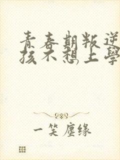 青春期叛逆期男孩不想上学