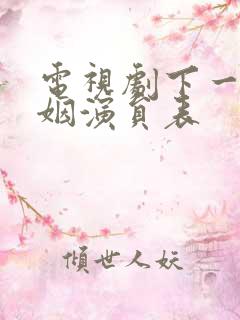 电视剧下一站婚姻演员表