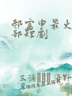 郝富申最火的十部短剧