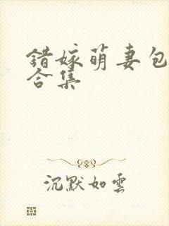 错嫁萌妻包甜的合集