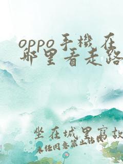 oppo手机在哪里看走路步数