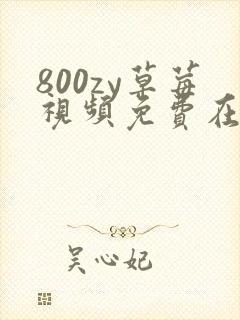 800zy草莓视频免费在线观看