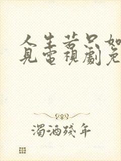 人生若只如初相见电视剧免费观看高清