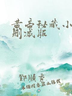 黄帝秘藏小说无删减版