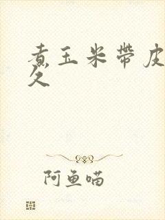 煮玉米带皮煮多久