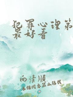 犯罪心理第几季最好看