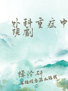 外科重症中心电视剧