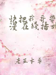 快把我哥带走动漫 在线播放