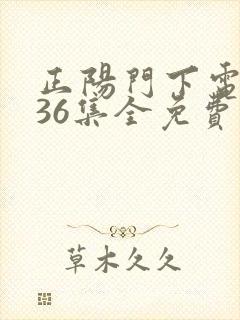 正阳门下电视剧36集全免费下载