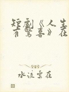短剧《人生处处有惊喜》在线看