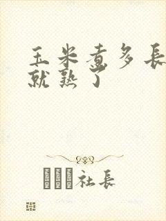 玉米煮多长时间就熟了