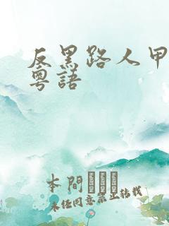 反黑路人甲在线粤语