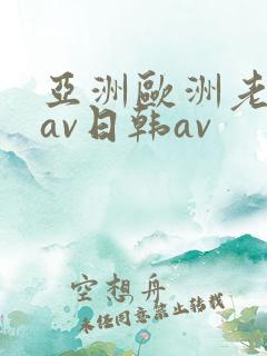 亚洲欧洲老熟妇av日韩av