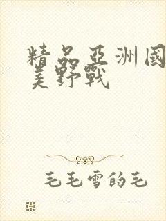 精品亚洲国产欧美野战